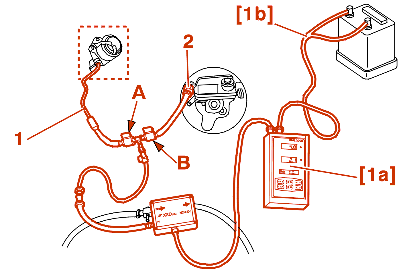 Clapet de sortie anti retour (repère 607)